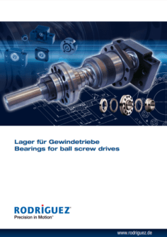 Bearings for ball screw drives