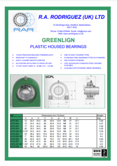 GREENLIGN ucpl sheet