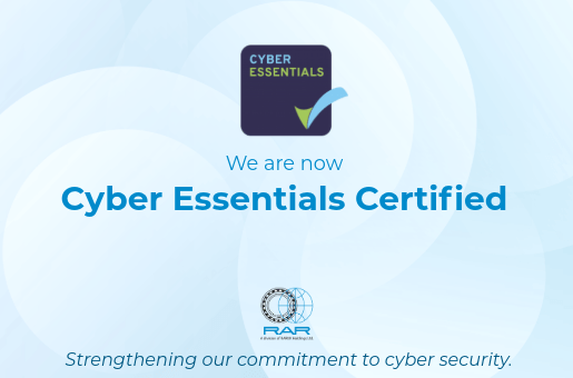 R. A. Rodriguez is Cyber Essentials Certified.