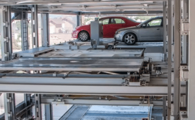 GROB TowerChain push-pull chain used in parking solurion