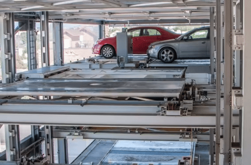 GROB TowerChain push-pull chain used in parking solurion