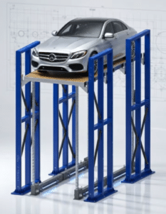 Smart parking solution using GROB's TowerChain